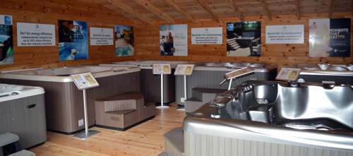 All Pools and Spas showroom photo