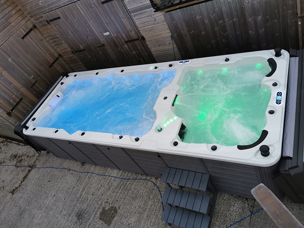 Castle Hot Tubs installation photo