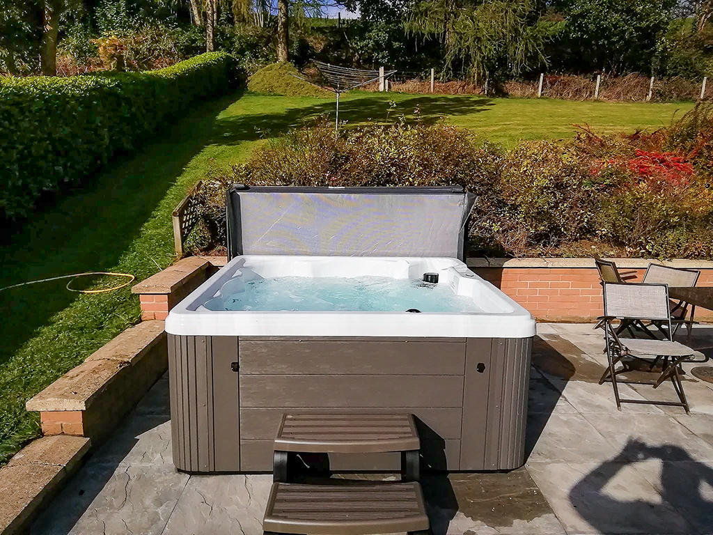 Castle Hot Tubs installation photo
