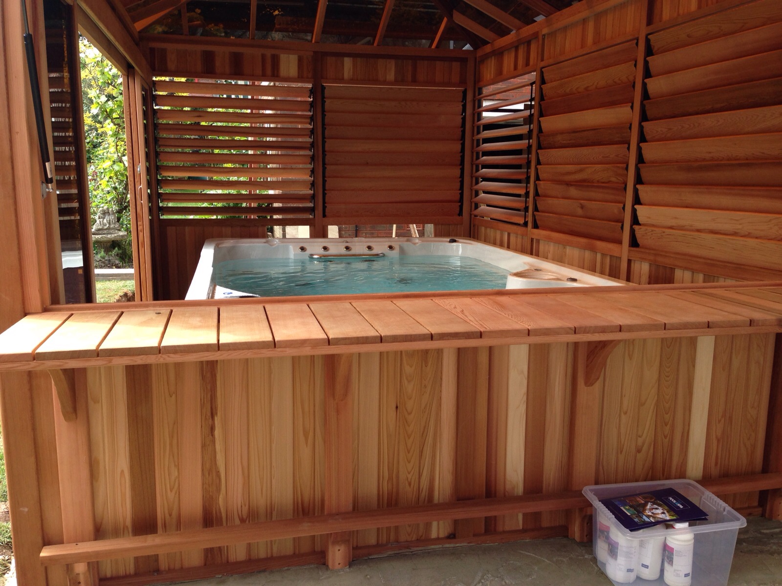The Hot Tub and Swim Spa Company installation photo