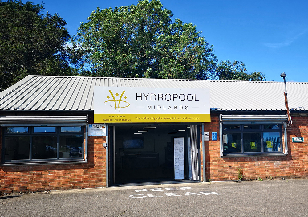 Hydropool Midlands showroom photo