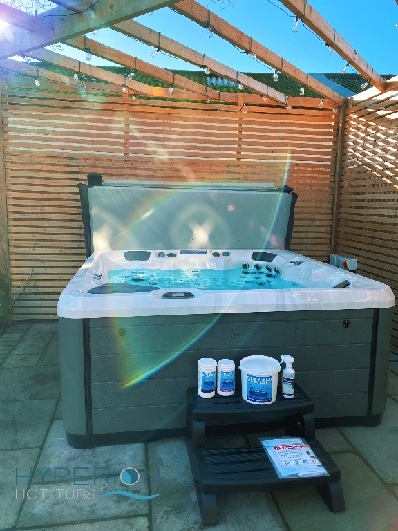 Hyperion Hot Tubs installation photo